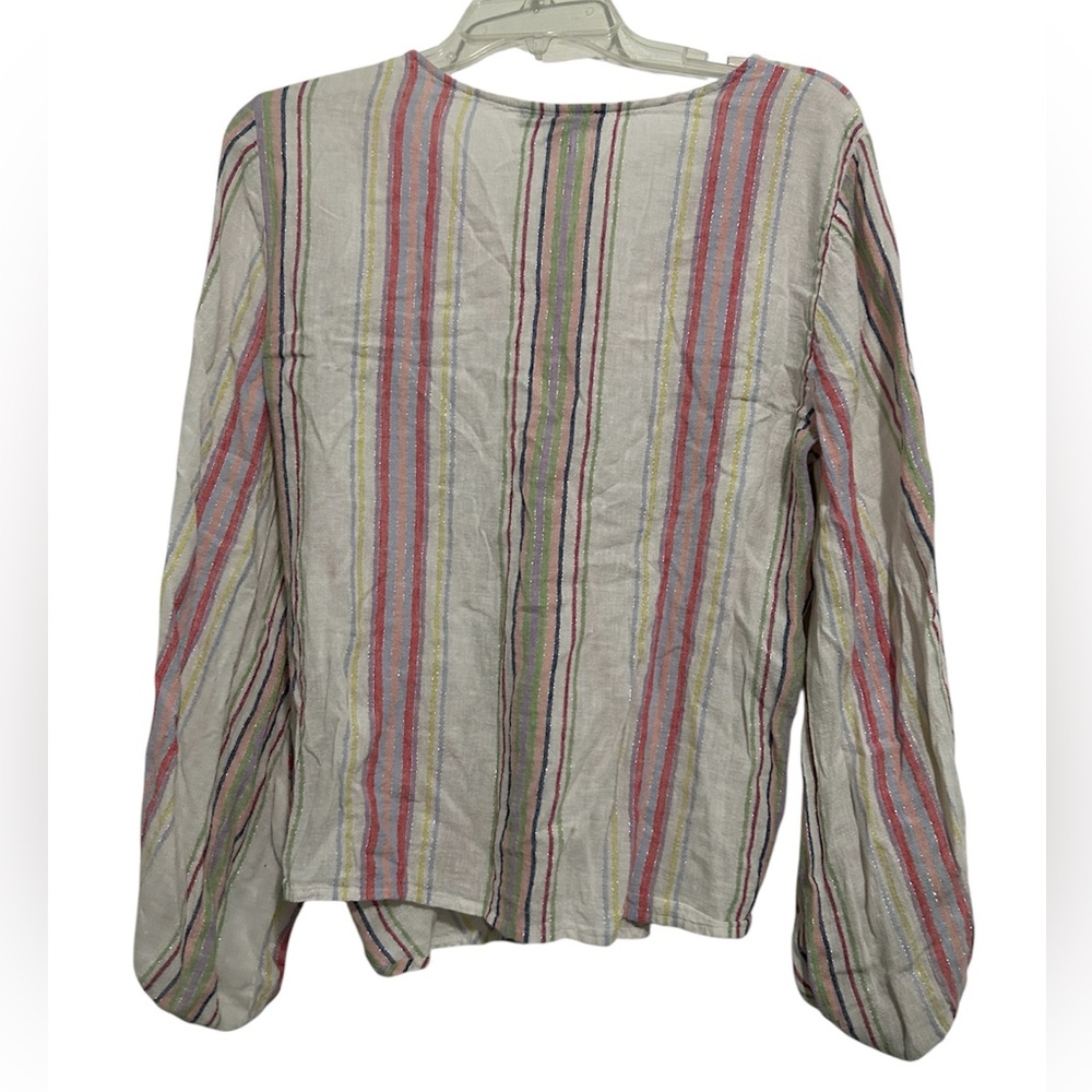 Striped Multicolor Women's Top - Picture 2 of 3